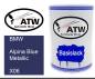 Preview: BMW, Alpina Blue Metallic, X06: 500ml Lackdose, von ATW Autoteile West.